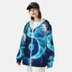 thumbnail image 3 of Fotbe Blue Yin And Yang Chaqueta con Protección Solar UPF 50+ para Hombre y Mujer, Camisa con Capucha y Bolsillos-Large, 3 of 7