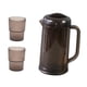 thumbnail image 2 of Jarra de agua de 2 tazas, fácil de llenar, hermética con tapa, ideal para té helado (1700 ml). Marrón oscuro, 2 of 9