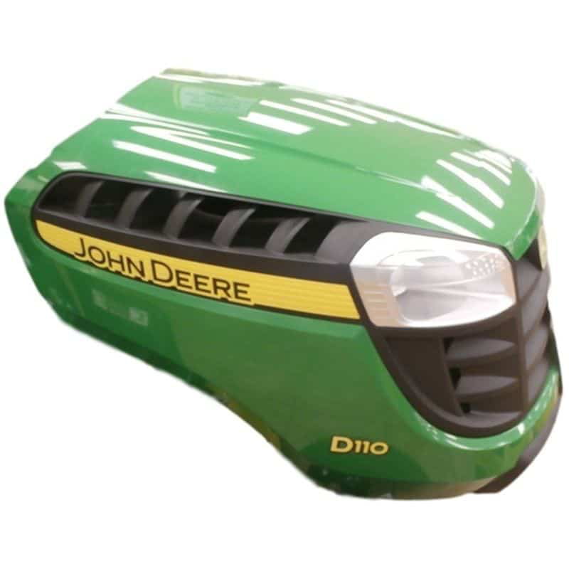 John Deere D130 lower hood decal set of 2 for a D130 tractor  GX23638 