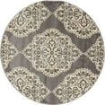 thumbnail image 3 of Art Carpet 841864103069 7 x 9 ft. Arabella Collection Medallion Woven Area Rug, Gray, 3 of 5