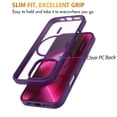 thumbnail image 4 of Njjex Magnetic Case for Phone 16 Case 6.1",Cute Luxruy Clear Slim Case, Rugged Shockproof Protective Transparent Cell Phone Cover,Purple, 4 of 6