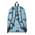 thumbnail image 3 of Monster Cartoon Truck Blue Pattern Backpack for School, Cute School Bag with Adjustable Shoulder Straps and Padded Back, 15.7"x11.8"x5.5", 3 of 5