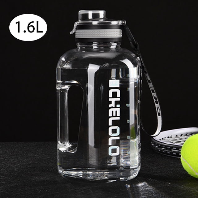 Bouteille d'Eau avec Poignée pour Mise en Forme en Plein Air Grande Capacité Étanche Pichet en PC – Camping Randonnée Gym pour Hommes et Femmes