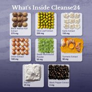 Nation Health MD Cleanse24 Intestinal Flush for Humans, Herbal Intestinal Broom, Digestive Supplement