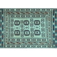 thumbnail image 1 of Ahgly Company Indoor Rectangle Persian Light Blue Traditional Area Rugs, 4' x 6', 1 of 4