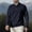 Navy, variant on Fnnxeal Mens Polo Shirts Breathable Long Sleeve Collar Fall Winter Casual Navy Polo Shirts for Men Size 2XL