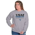 thumbnail image 4 of US Air Force USAF Girlfriend Pride Sweatshirt for Men or Women Brisco Brands X, 4 of 6