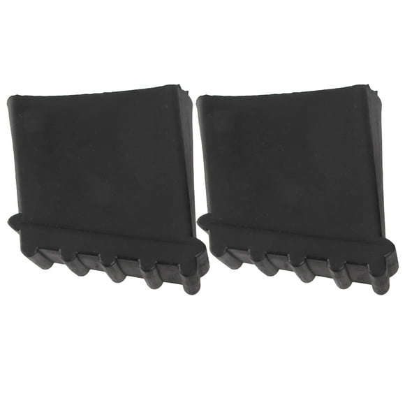 2 unids Escalera doméstica Levantamiento antideslizante Pistas de la escalera Cubiertas Accesorios de escalera Negro