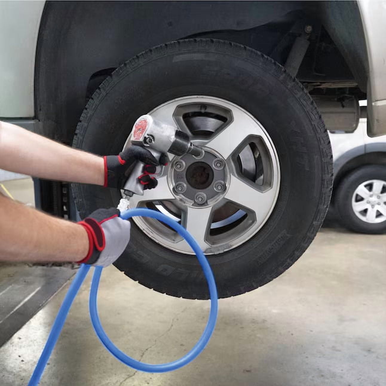 BluBird BB1250 1/2" x 50' Lightweight Polyester Braided Rubber Air Hose