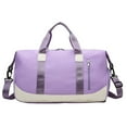 thumbnail image 2 of Bolsa Deportiva de Gimnasio, Bolsa de Viaje con Bolsillo para Artículos Húmedos y Compartimento para Zapatos para Hombres y Mujeres., 2 of 7