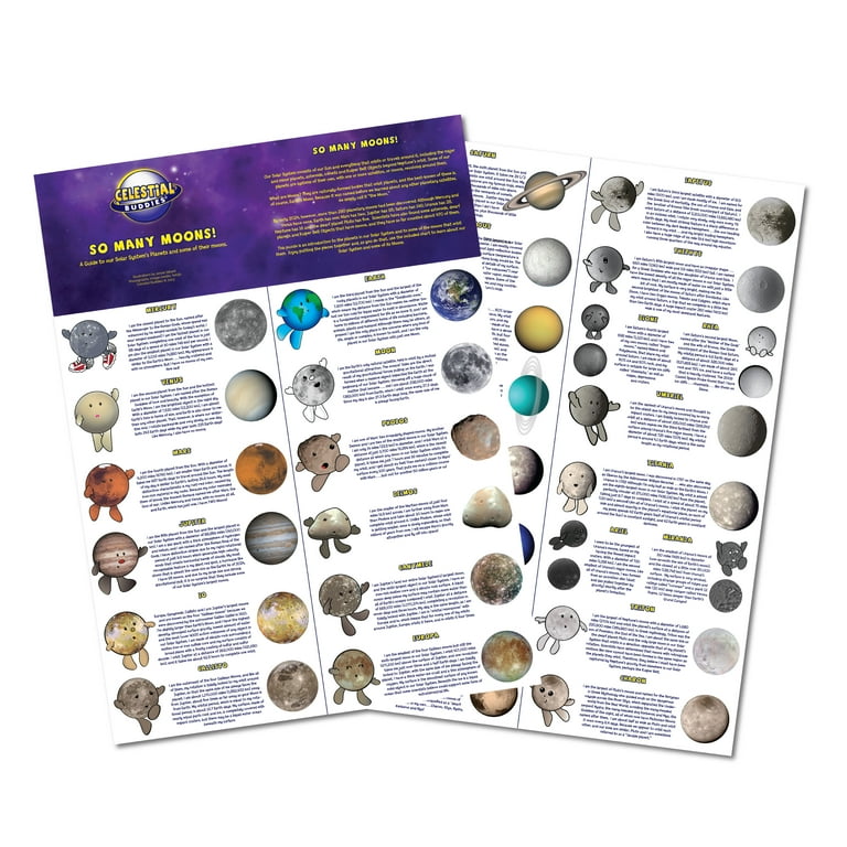 So Many Moons! 500-Piece Jigsaw Puzzle - Explore the Lunar Wonders