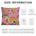 thumbnail image 6 of Nawypu  Pink Cheetah Pillow Covers Set of 2 Preppy Pillows Chic Leopard Wildlife Animal Pillow Cover Home Decor for Sofa Couch Room Bed Porch Outdoor 18x18in, 6 of 6