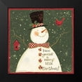 thumbnail image 2 of DiPaolo, Dan 12x12 Black Modern Framed Museum Art Print Titled - Snowman Have Yourself, 2 of 5