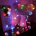 thumbnail image 3 of wowmtn HRZC_2 WOWMTN 33Ft Multicolor String Star Christmas Light Outdoor LED with Remote Battery Operated, 3 of 9