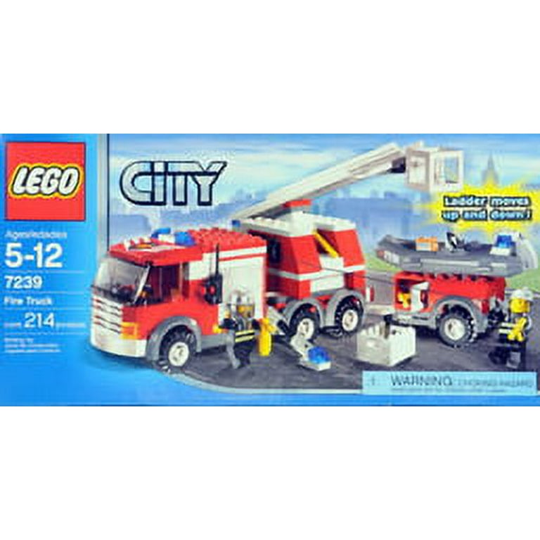 LEGO ® CITY 7239 Le camion de pompier et son Zodiac