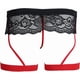 thumbnail image 4 of Men's Lace Thong Enhancing Briefs Pockets Underwear Bikini Fishnet Stockings Lingerie, 4 of 5