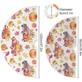 thumbnail image 4 of FMSHPON Autumn Vegetables Trucks Xmas Christmas Tree Skirt Stand Mat for Holiday Party Decoration Indoor Outdoor 36 inches, 4 of 6