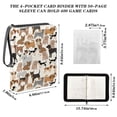 thumbnail image 3 of ALAZA Dogs Cartoon Trading Card Binder 4 Pocket Cards Collection Album 400 Folder Holder, 3 of 6