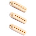 thumbnail image 3 of Kit de Cubierta de Pastilla de Bobina Simple de 3 Piezas 48/50/52 Mm para Guitarra Eléctrica Amarillo claro Sunnimix Tapa de recogida de guitarra, 3 of 8