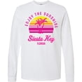 thumbnail image 3 of Inktastic Summer Enjoy the Sunshine Siesta Key Florida in Pink Long Sleeve T-Shirt, 3 of 5