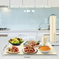 thumbnail image 3 of Electric Warming Tray - 3 Modes Full Surface Heating, Rollable Portable, Premium Silicone Nano Material, 3 Temp Settings, Auto Shut-Off - Versatile Food Warmer for Gatherings, 3 of 6