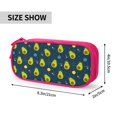 thumbnail image 4 of Vsdgher Avocado in Space Print Large Capacity Pencil Case Pouch with Zipper, Portable Aesthetic Big Capacity Pencil Cases Pen Office Travel Stationery Bag, 4 of 8