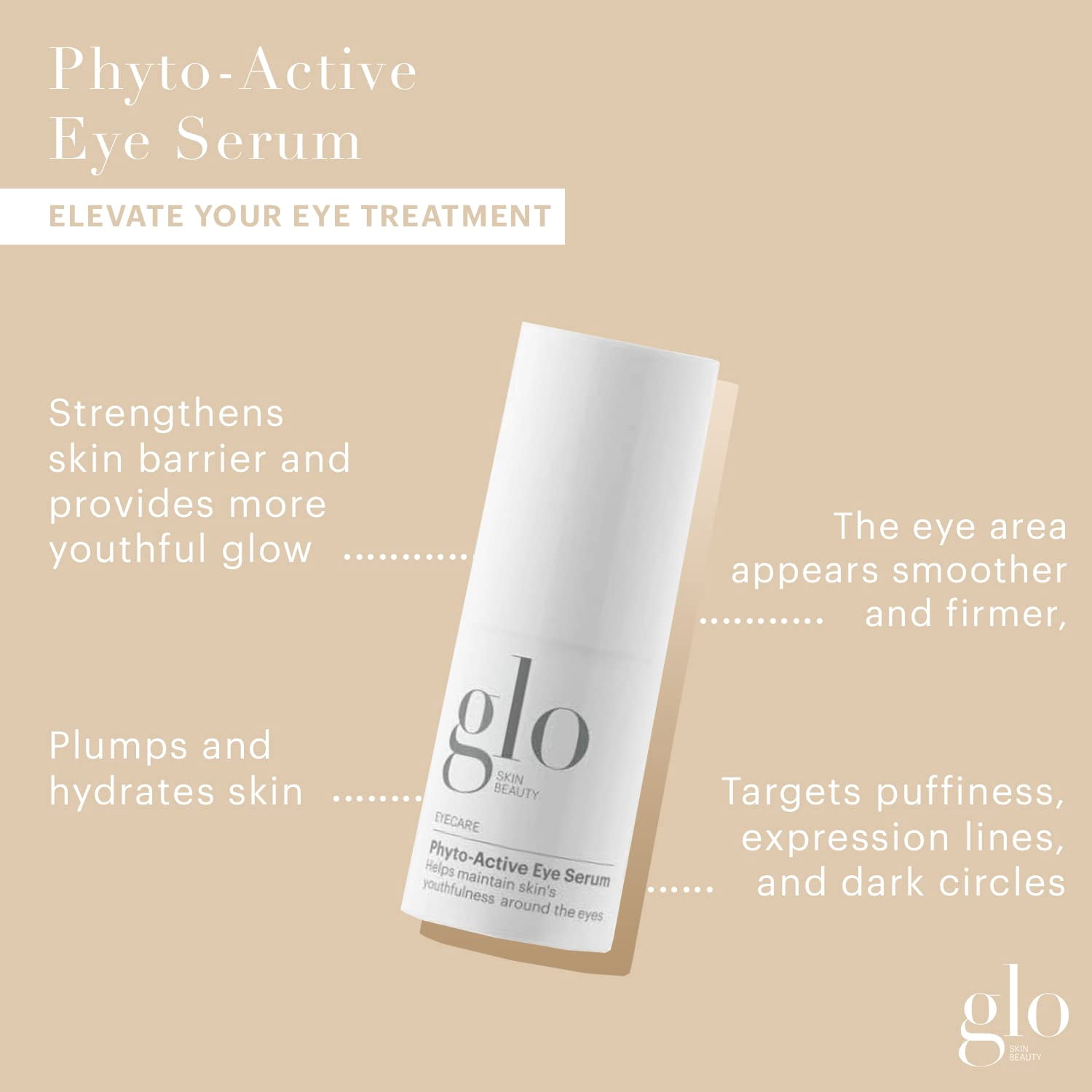 Glo Skin Beauty Phyto-Active Eye Serum | Helps Maintain Skin's Youthfulness Around the Eyes