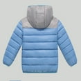 thumbnail image 3 of Chaqueta acolchada con capucha para niñas. Abrigo de invierno ligero con cremallera acolchada y bolsillos para niñas de 7 a 14 años., 3 of 3