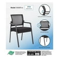 thumbnail image 4 of Boss Office Products 47"W Conference Table w/4 Fabric Guest Chairs in Driftwood, 4 of 9