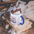thumbnail image 5 of 3dRose, Funny Bowling Bully Beat Up Pins Sports Design, 15oz Two-Tone Blue Mug, 5 of 7