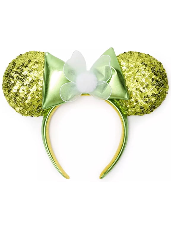 Collectible Peter Pan Tinker Bell Sequin Ear Headband for Adults