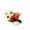 White, variant on Artificial Pumpkin Decoration Faux Fall Pumpkin With Leaves For Halloween Thanksgiving Table Mantel Red 7.9 Inch