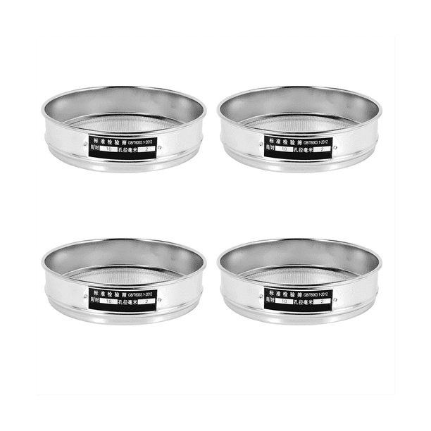 4X Heavy Duty Garden Riddle Sieve Mesh Soil Sift Compost Seed Tray ...