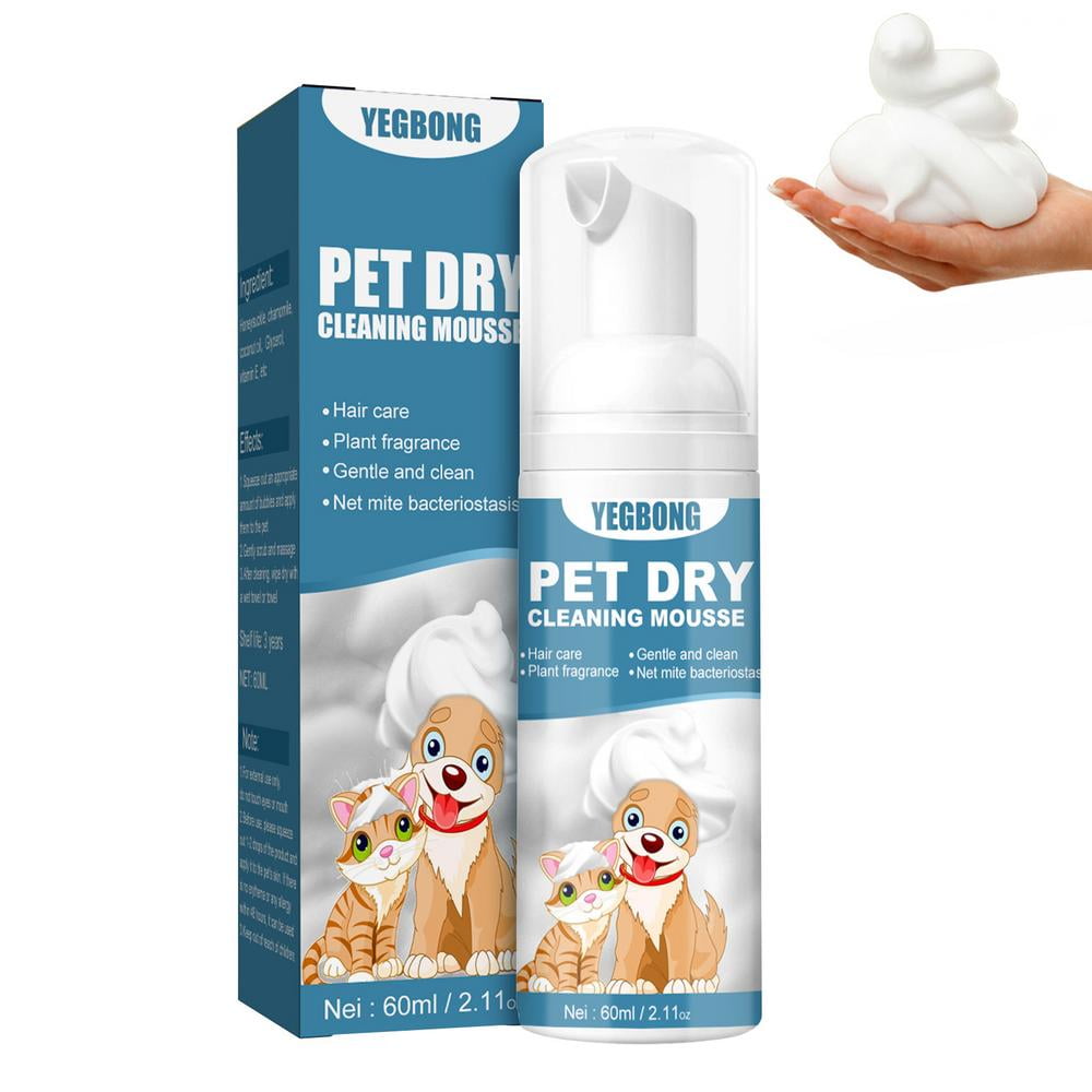 Geruite Waterless Cat Shampoo No Rinse Foam Cat Dog Bath