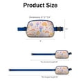 thumbnail image 7 of Belt Bag for Sports Enthusiasts Commuters Waist Bag & Hip Bum Bag with Adjustable Strap for Casual Running Hiking Cycling Mushroom Sporty Waist Pack, 7 of 7