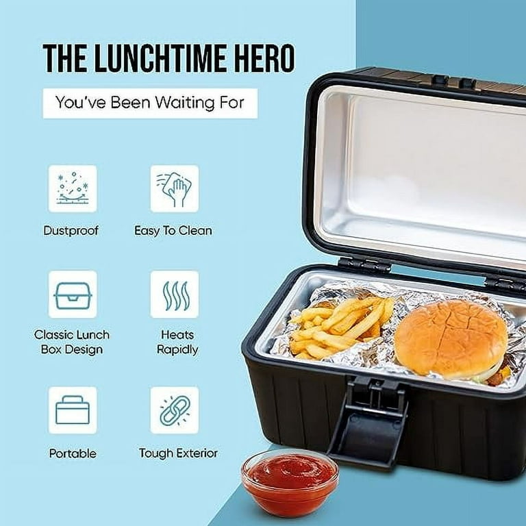 Dropship Portable Electric Lunch Box W/ Bag Upgrade Food Heater 3 In 1 Power  Supply 12/24/110V to Sell Online at a Lower Price