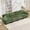 Green, variant on FFZ 4-Seater Chenille Cloud Sofa with Pom-Pom Trim and 4 Pillows, Beige