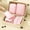 Pink, variant on Travel Packing Cubes, Compression Packing Cubes 4 Pcs Set, Water Resistant Travel Storage with Double Layer Zipper for Business Travel, Luggage Space Saver for Weekend Getaway