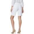 thumbnail image 2 of NYDJ Womens Khaki Above-Knee Bermuda Shorts, 2 of 2