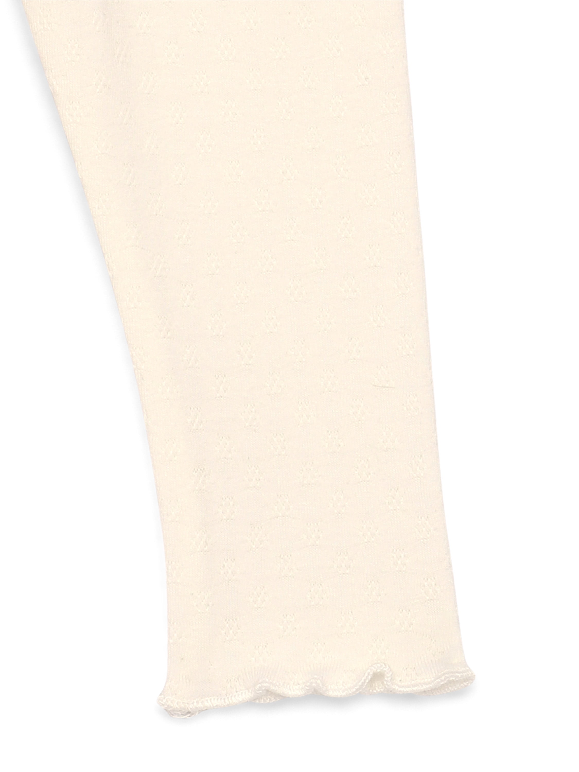 Garanimals Baby Girls Flutter Detail Pointelle Leggings, 3-Pack, Sizes 0M-24M