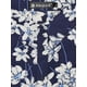 thumbnail image 3 of Día de San Patricio Vestido Sin Mangas Con Cinturón Estampado Por Encima De La Rodilla Con Media Tapeta Para Mujer Azul oscuro, Floral L, 3 of 7
