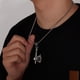thumbnail image 2 of Collar de hombre, collar de calavera, elegante, colgante de calavera, cadena, acero inoxidable, hipoalergénico, accesorio de hip hop, cumpleaños, regalo, 2 of 5