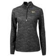 thumbnail image 2 of Women's Cutter & Buck  Black Vanderbilt Commodores Vault DryTec Traverse Camo Print Stretch Quarter-Zip Pullover Top, 2 of 3