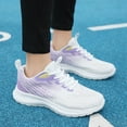 thumbnail image 2 of Sopiago Women's Sneakers Walking Shoes for Women Air Cushion Slip Work Sock Sneakers Platform Sneakers Comfortable Light Shoes Purple,39, 2 of 6