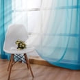 thumbnail image 5 of Light Filtering Curtains, 52X63 In, Light Blue Gradient, Sheer Window Curtains, Curtains Living Room, Home Interior Update, 1 Pc, 5 of 7