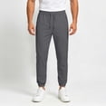 thumbnail image 4 of cfhntfmh Mens Casual Joggers Pants Elastic Waist Drawstring Workout Pants with Pockets Loose Athletic Pants (Dark Gray,4X-Large), 4 of 6