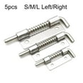 thumbnail image 4 of 5pcs Spring Loaded Latches Security Barrel Bolt Latch Tone Door Cabinet Hinges, 4 of 4