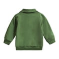thumbnail image 3 of Tisuna Kids Boy'S Long Sleeve Halloween T Shirts Relax Fit Lapel Collar Santa Print Tops Toddler Festival Party Fall Outfits Size 12-18 Months, 3 of 7