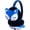 Navy Blue, variant on Kids Winter Earmuffs Plush Warm Cute Fox Ear Warmers Earflap Cartoon Earmuff for Boys Girls Toddlers