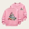 thumbnail image 3 of FUZHIQ Children's Autumn and Winter Long Sleeve and Christmas Print Casual Thick Warm Crew Neck Hoodie for Boys And Girls for 4-5 Years, 3 of 4